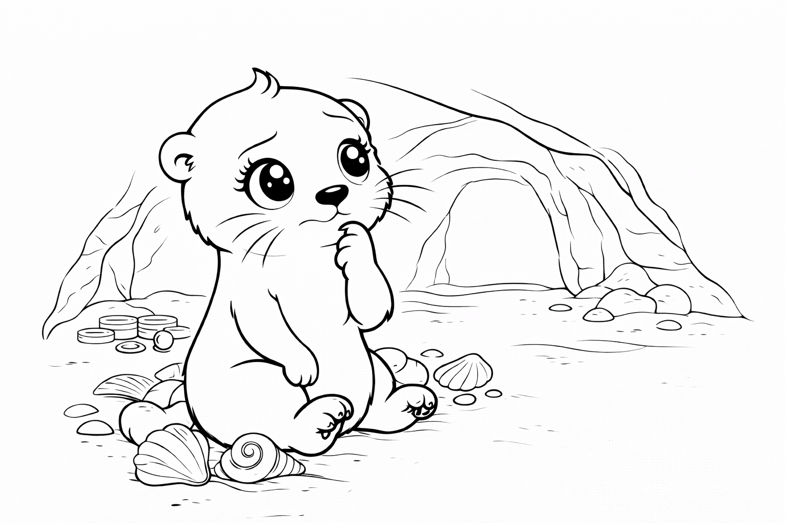 Olivia's Discovery coloring page