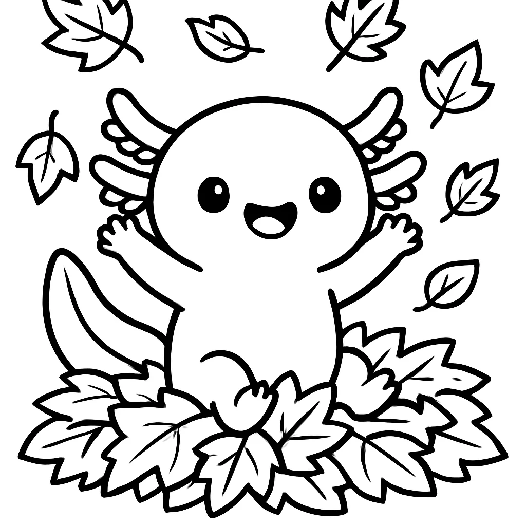 Axolotl in Autumn
