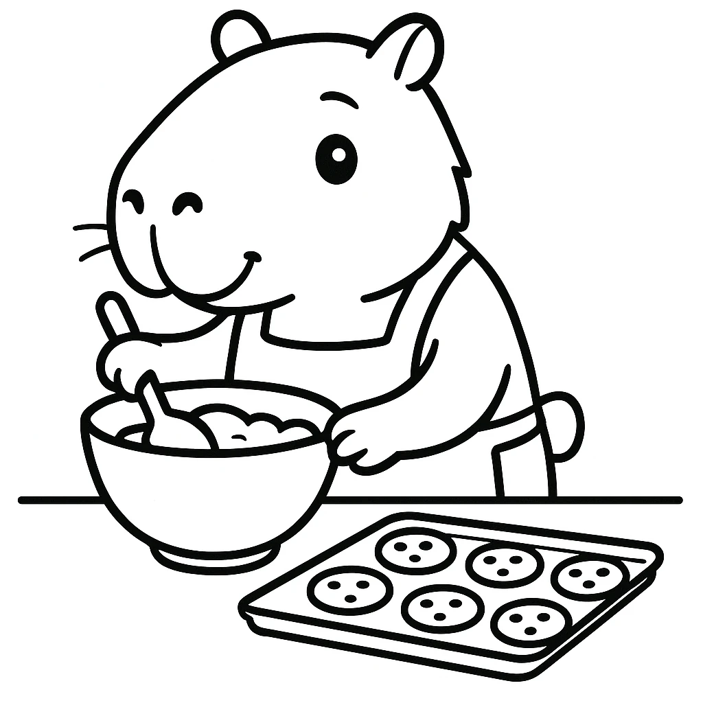Capybara Baking