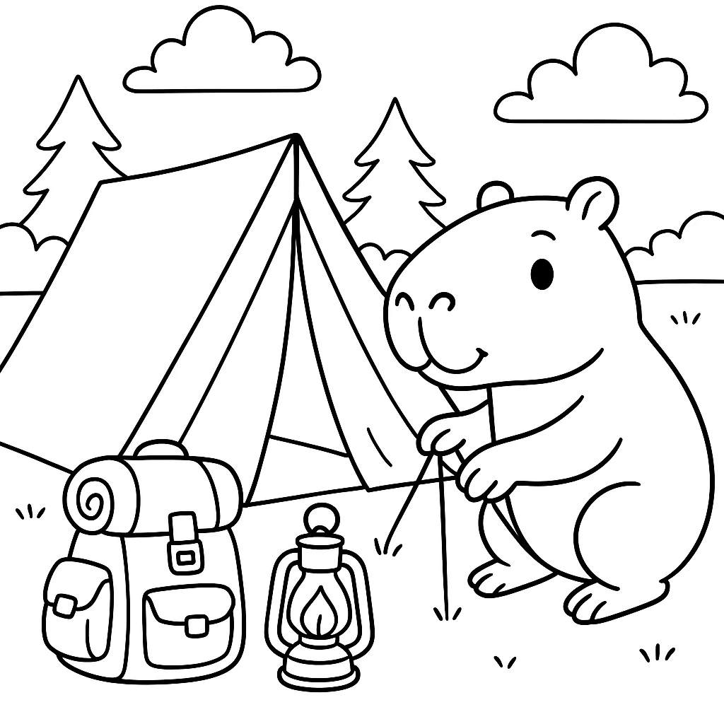 Capybara Camping