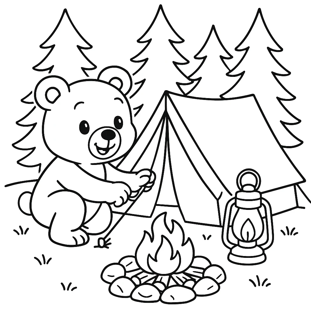 Bear Goes Camping