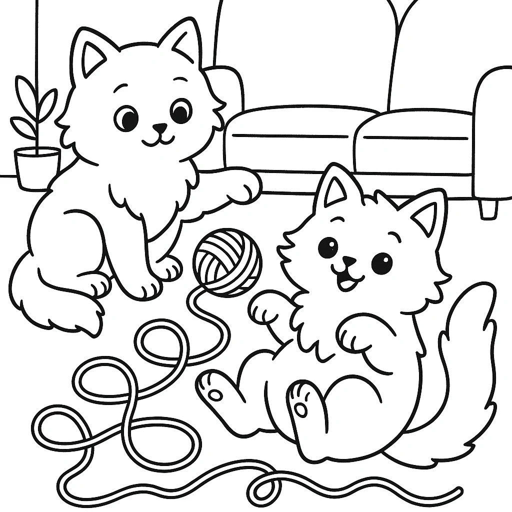 Cats & Yarn