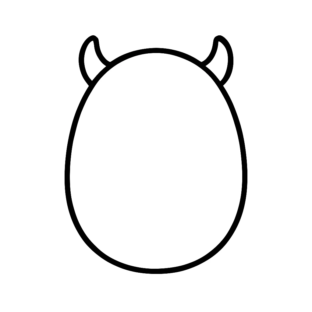 Oval head