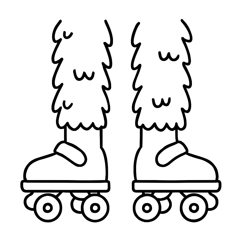 Roller skate legs