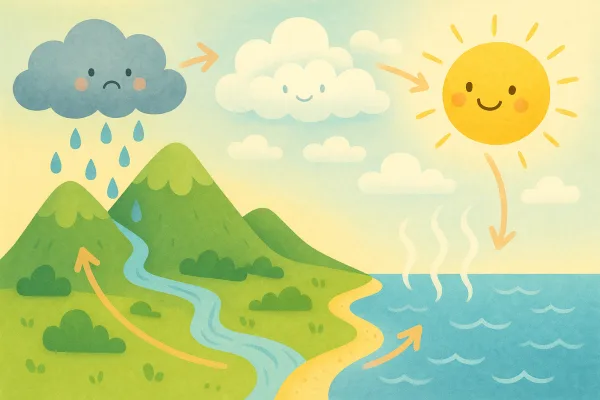 Water cycle discovery sheet