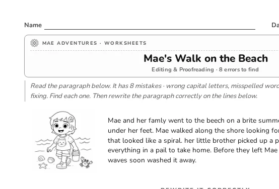 Mae's Walk on the Beach thumbnail