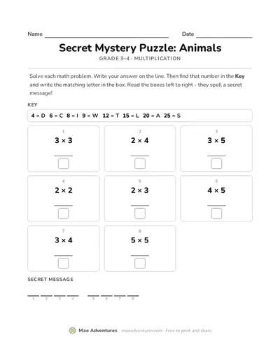 Animals hard puzzle