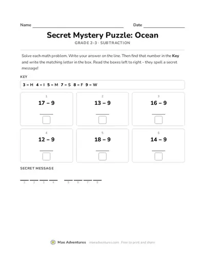 Ocean medium puzzle