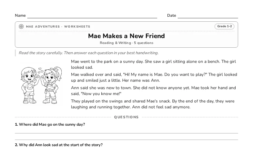 Mae Makes a New Friend thumbnail